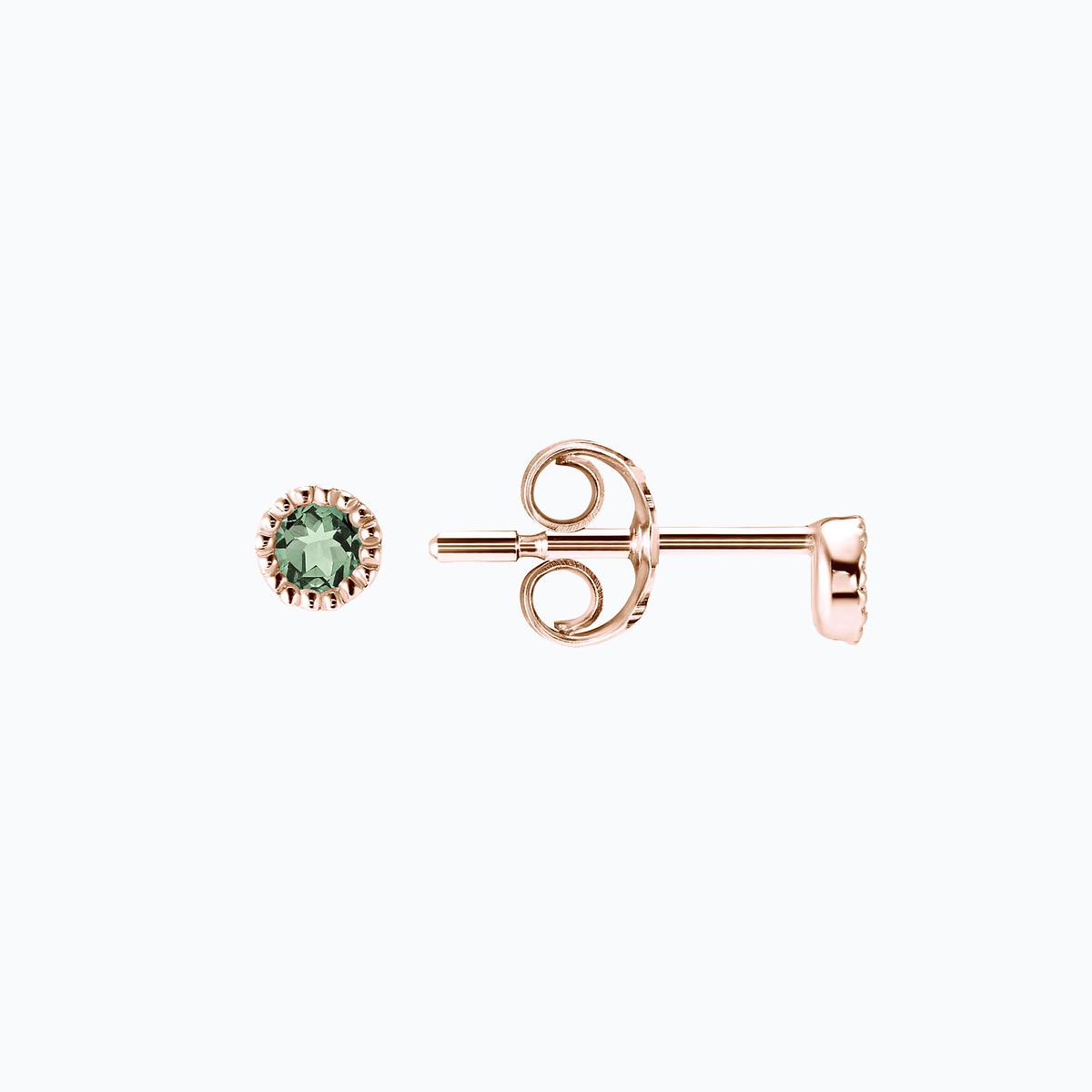 Boucles Faustine Saphir Vert