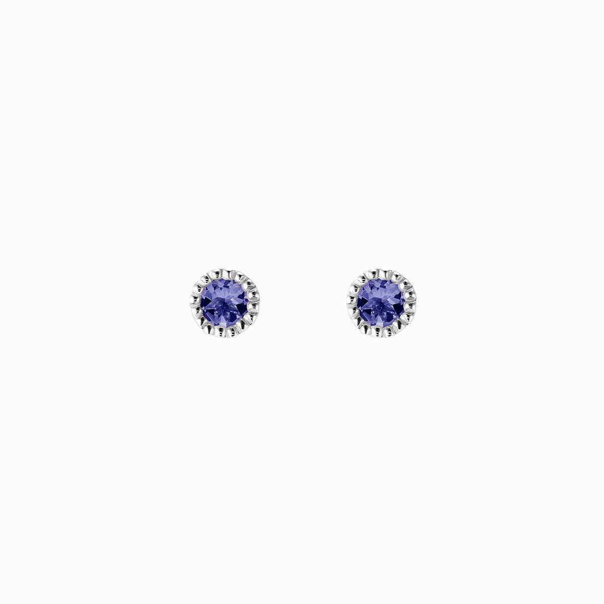 Boucles Faustine Tanzanite
