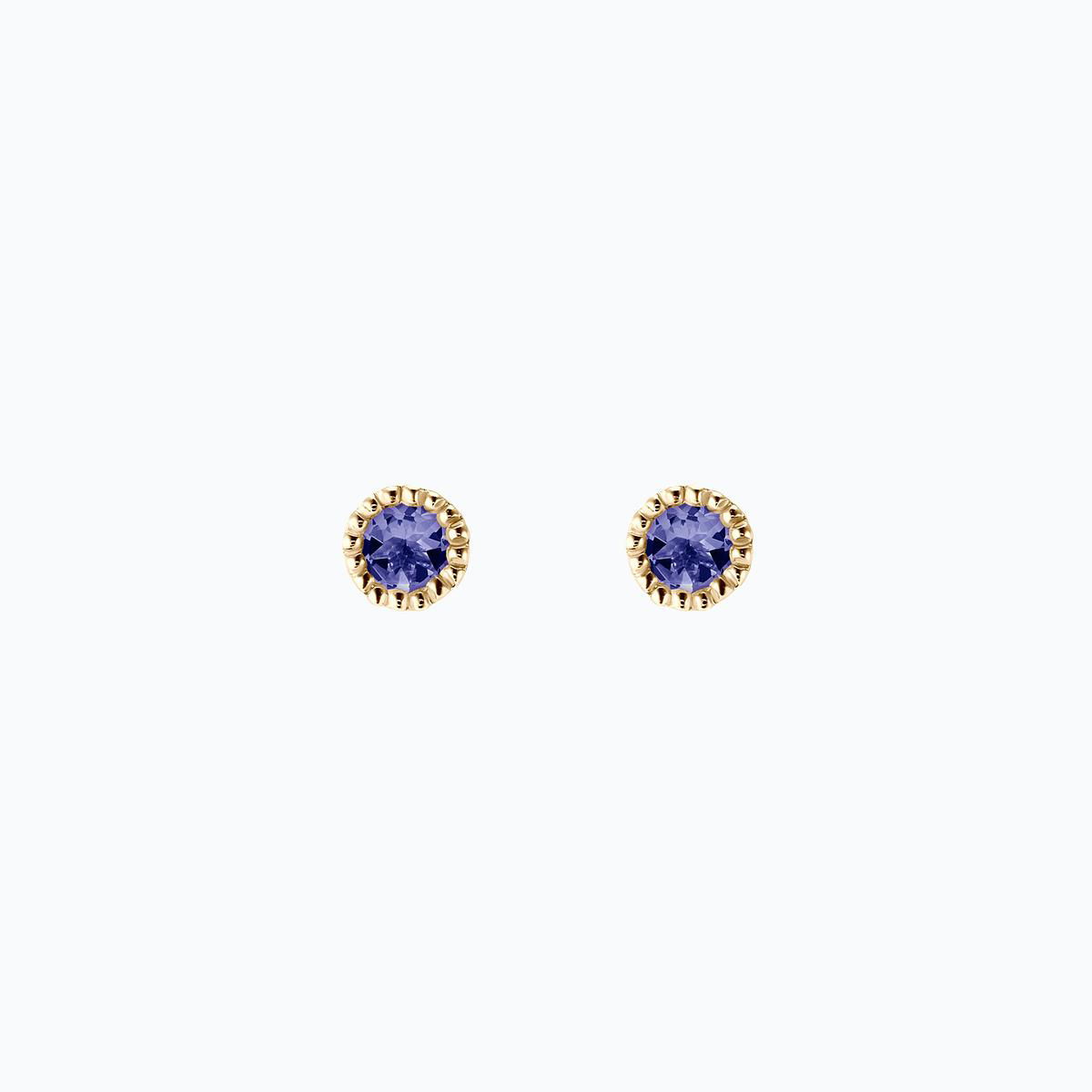 Boucles Faustine Tanzanite