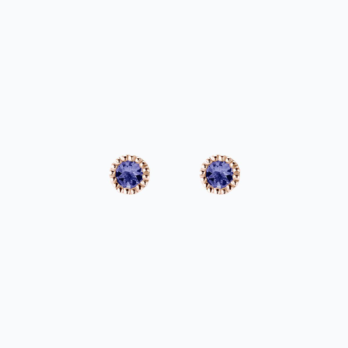 Boucles Faustine Tanzanite