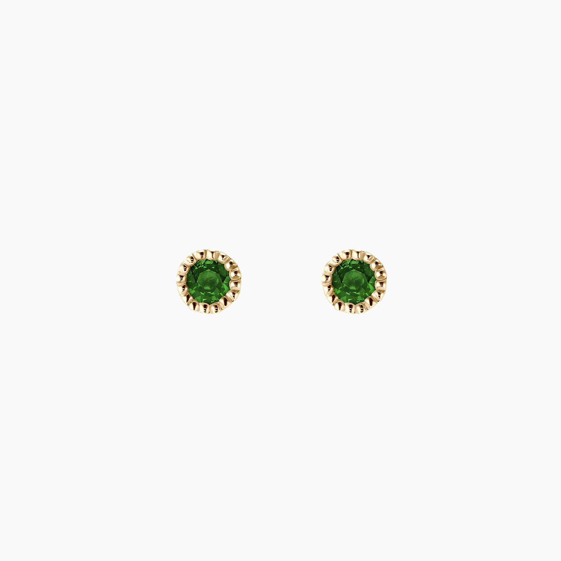 Boucles D'oreilles Tsavorite 23x14x7mm 30cts - Argent Massif 925, Neuves, Made In France