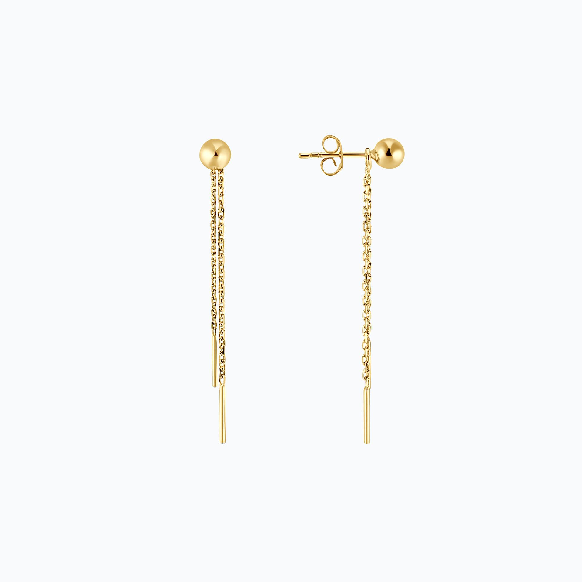 Pendants 2 Fils d'Or