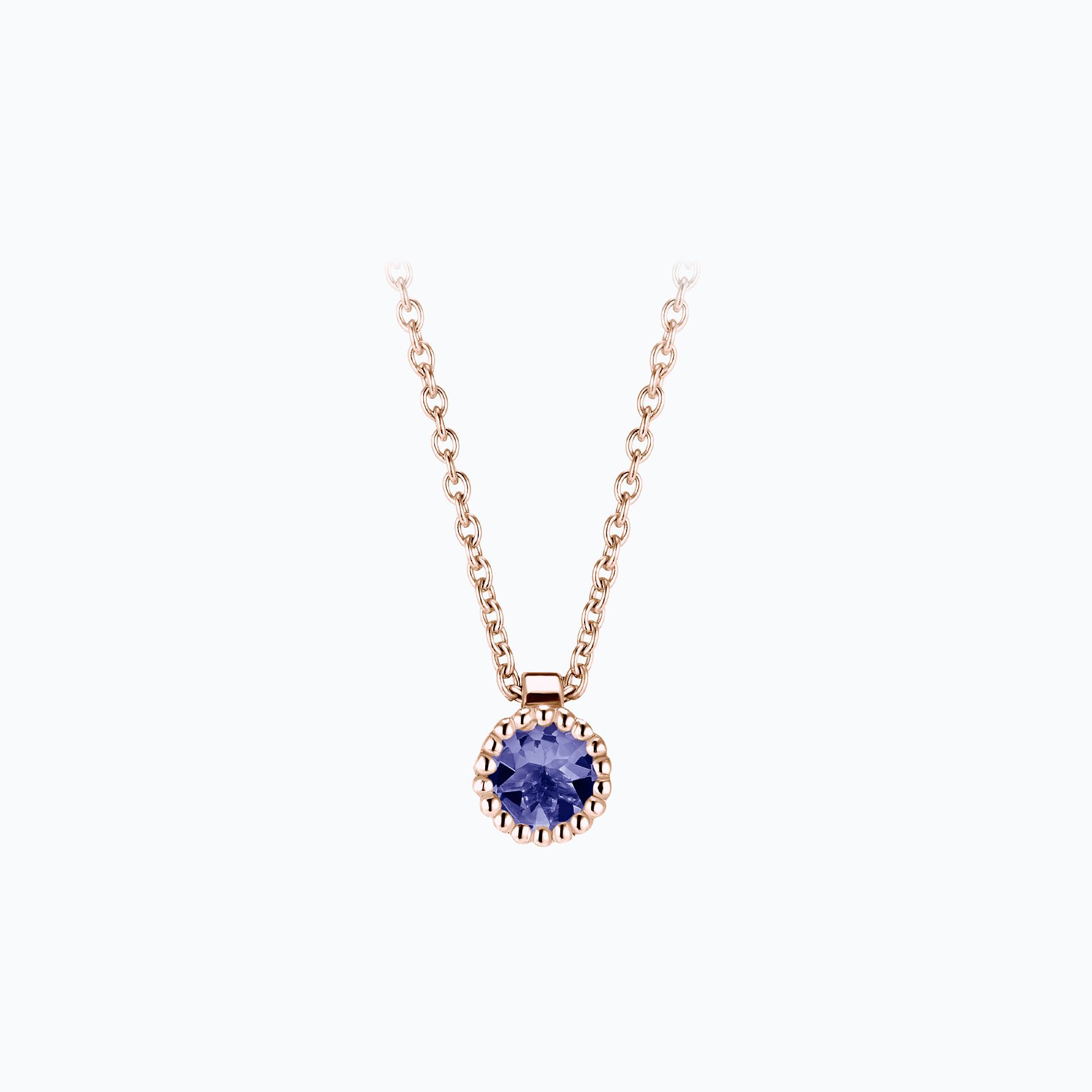 Collier Faustine Tanzanite 3.5 mm