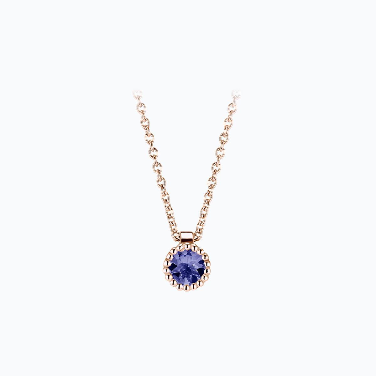 Collier Faustine Tanzanite 3.5 mm