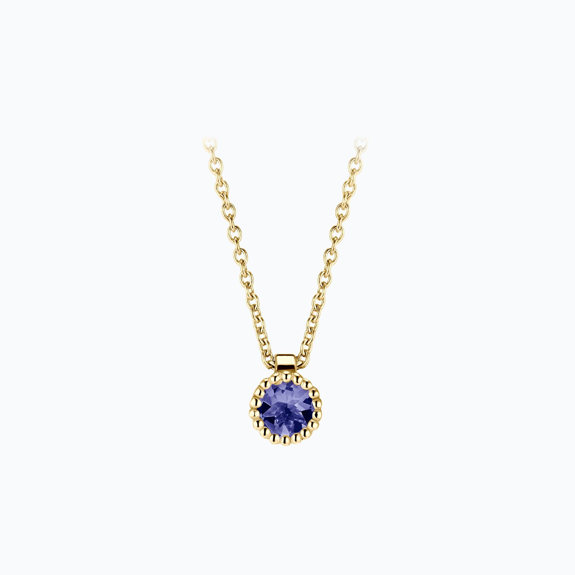 Collier Faustine Tanzanite 3.5 mm