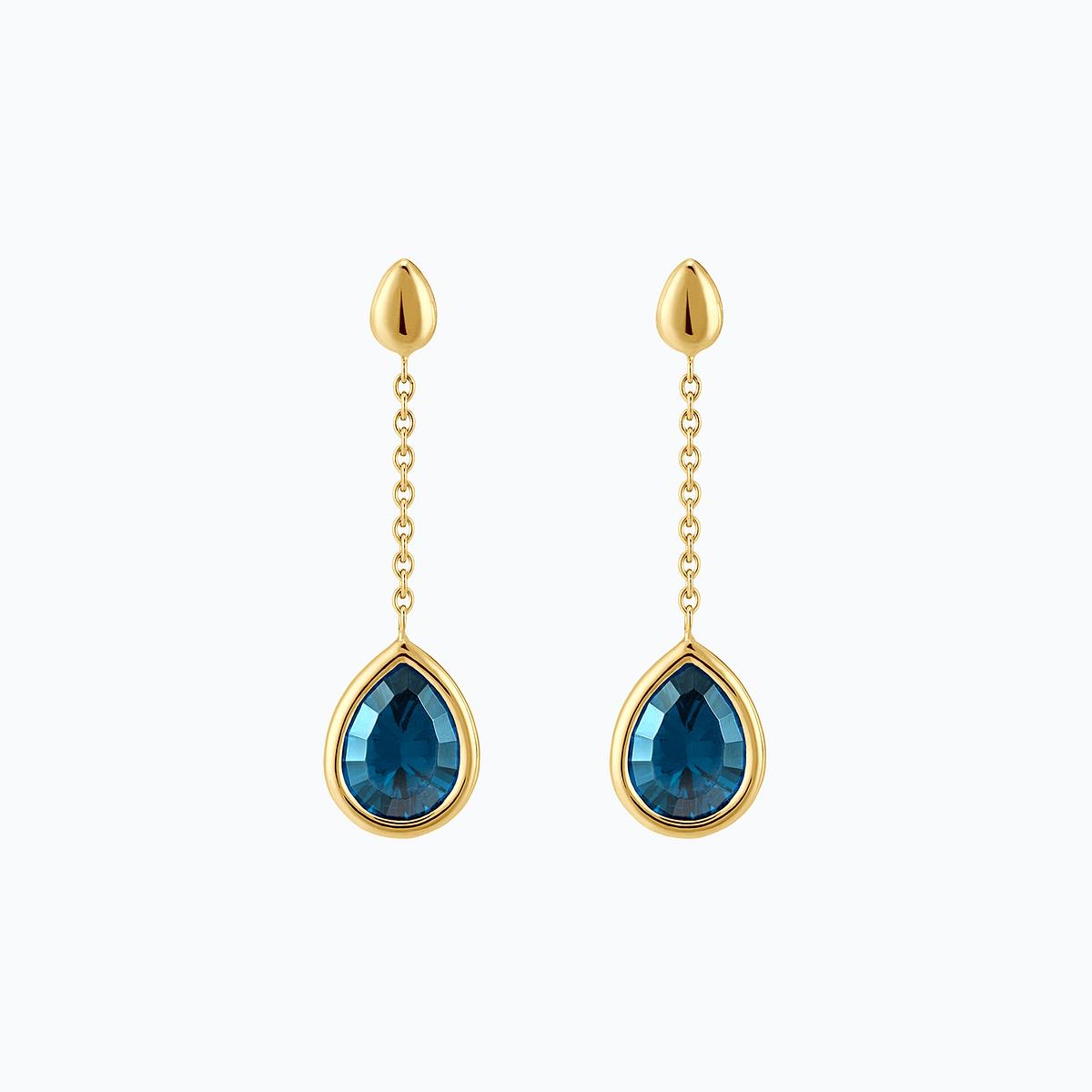Pendants Dahlia Topaze Blue London