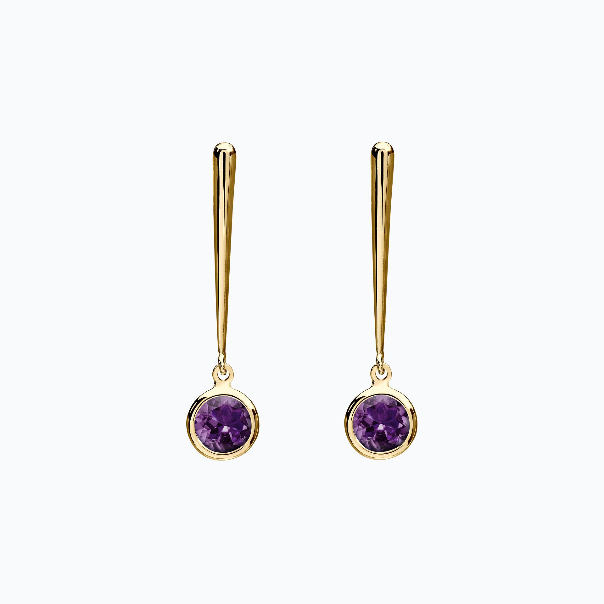 Pendants Nymphéa Améthyste