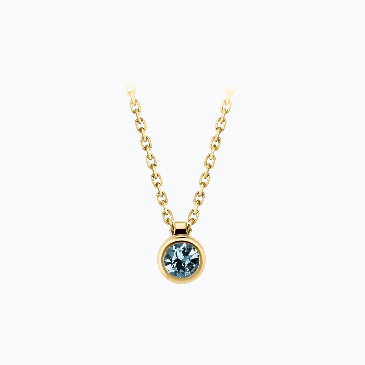 Collier Sparkling Aigue-Marine 3.5 mm