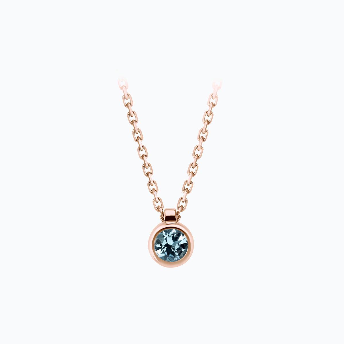 Collier Sparkling Aigue-Marine 3.5 mm