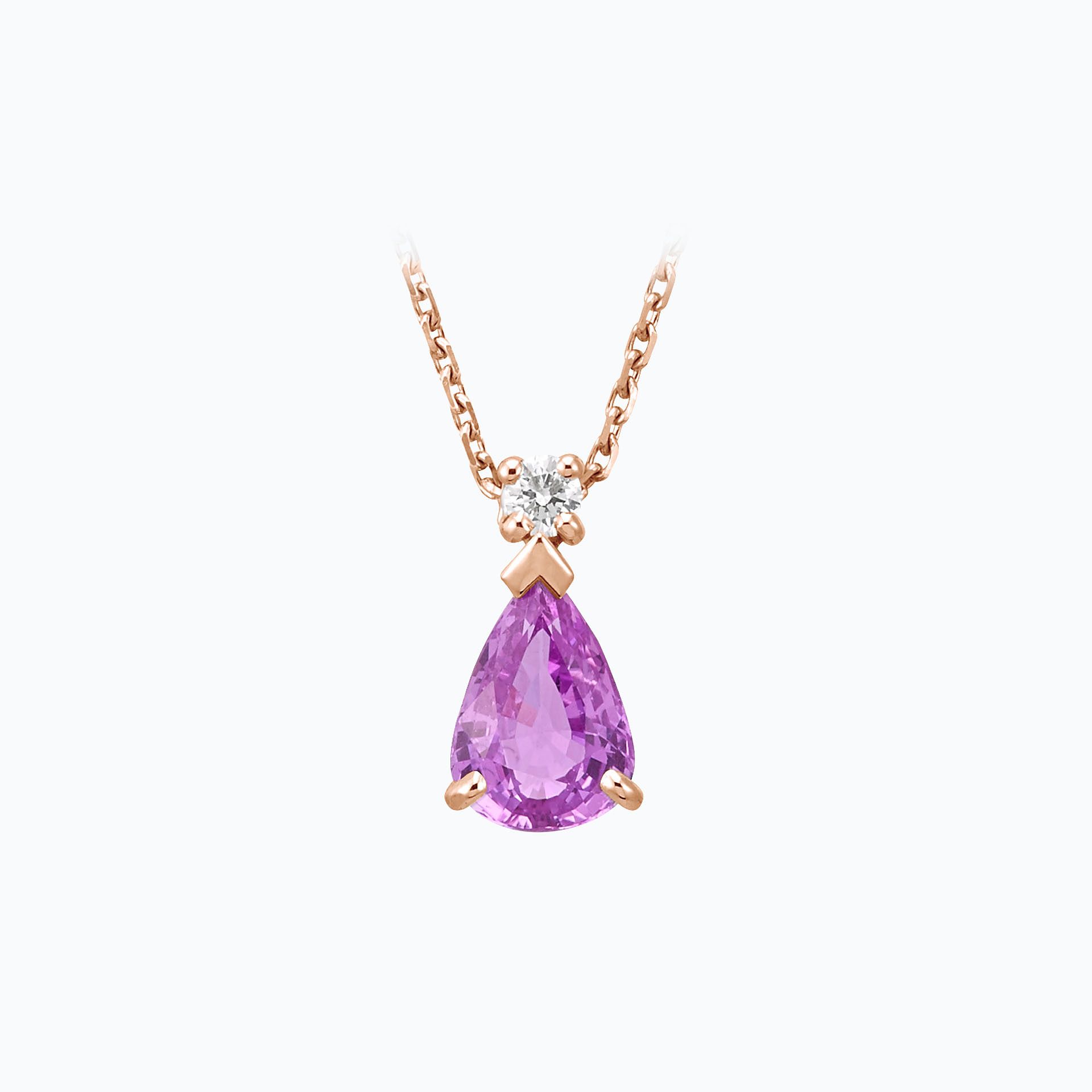 Collier Tosca Saphir Rose