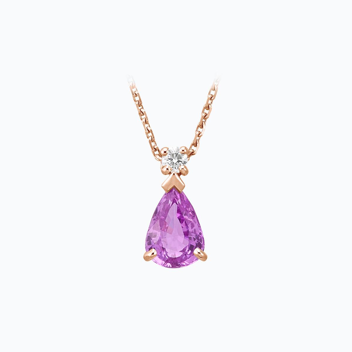 Collier Tosca Saphir Rose