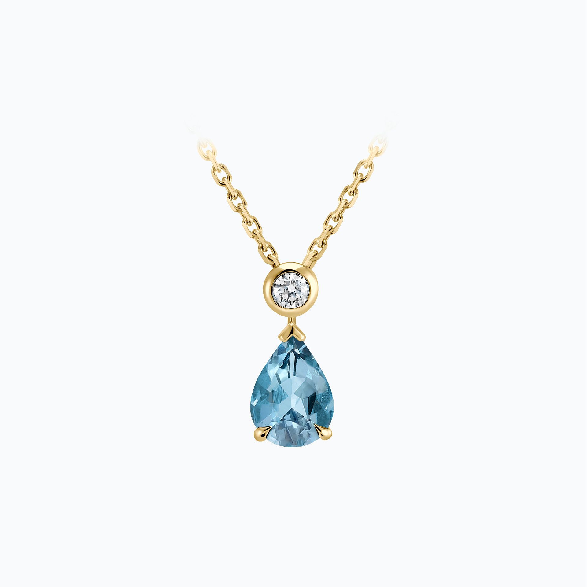 Collier Victoria Aigue-marine