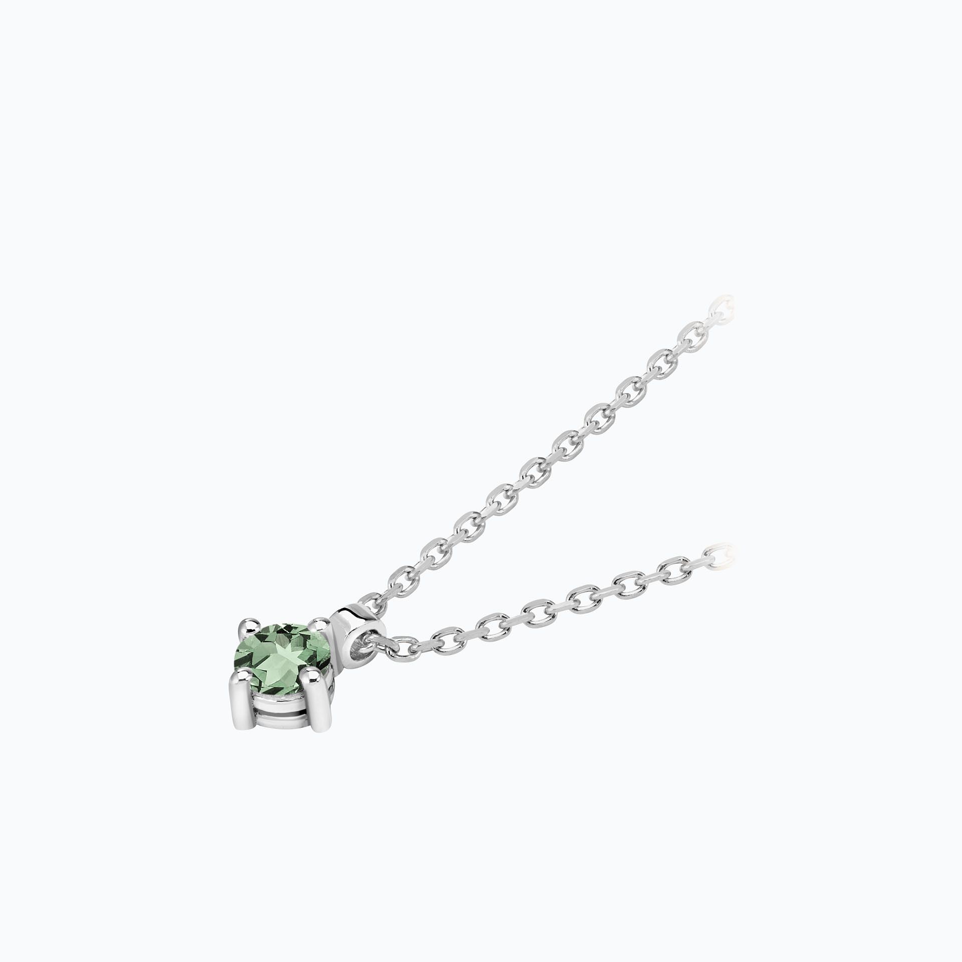 Collier Alva Saphir Vert 3.5 mm