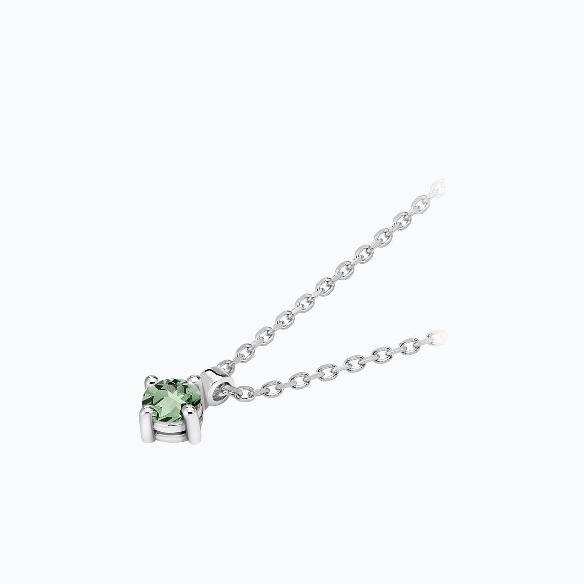 Collier Alva Saphir Vert 3.5 mm