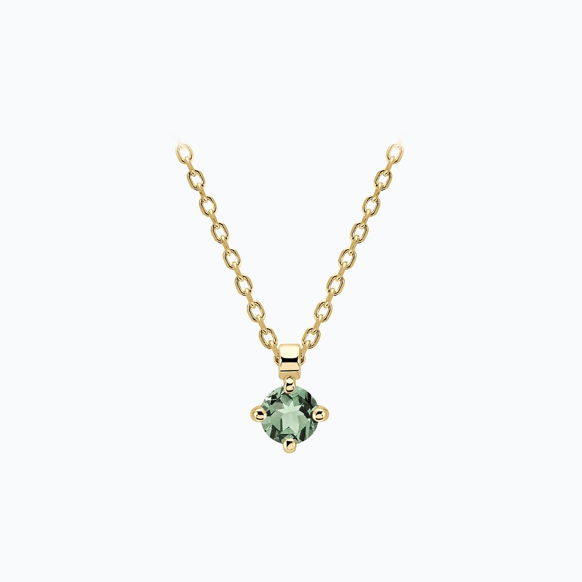 Collier Alva Saphir Vert 3.5 mm