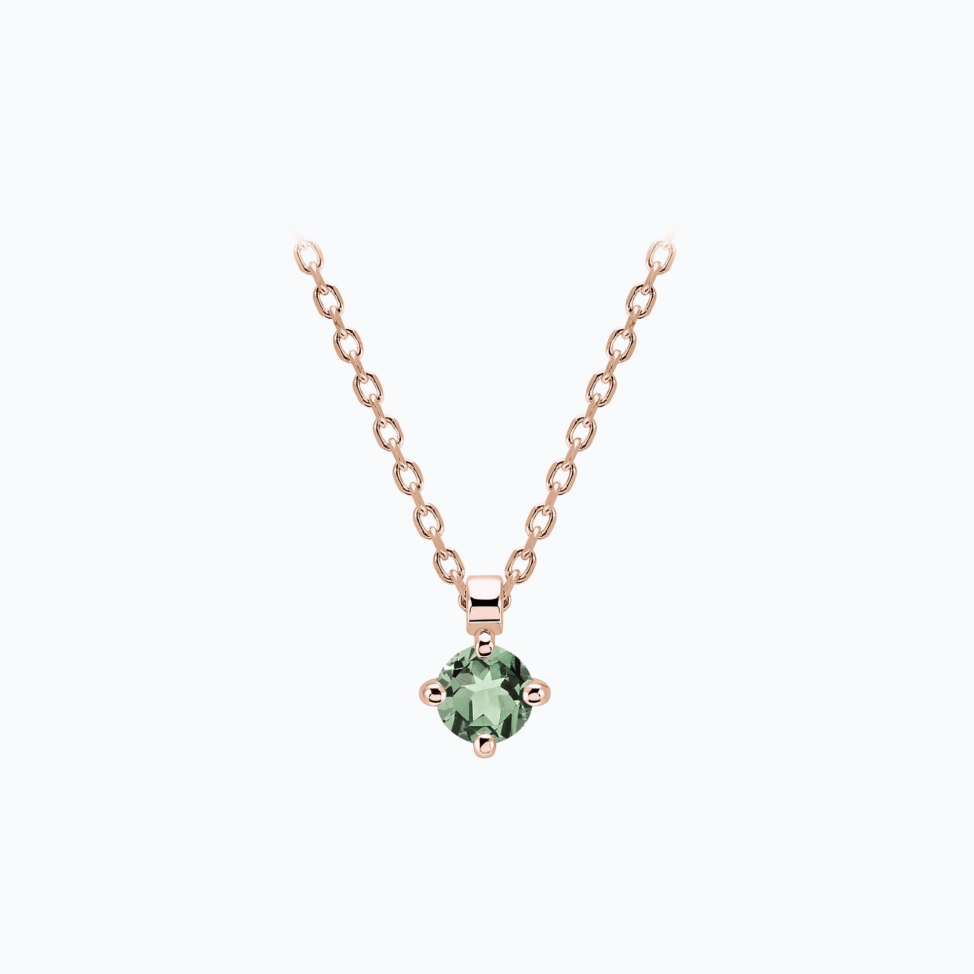 Collier Alva Saphir Vert 3.5 mm