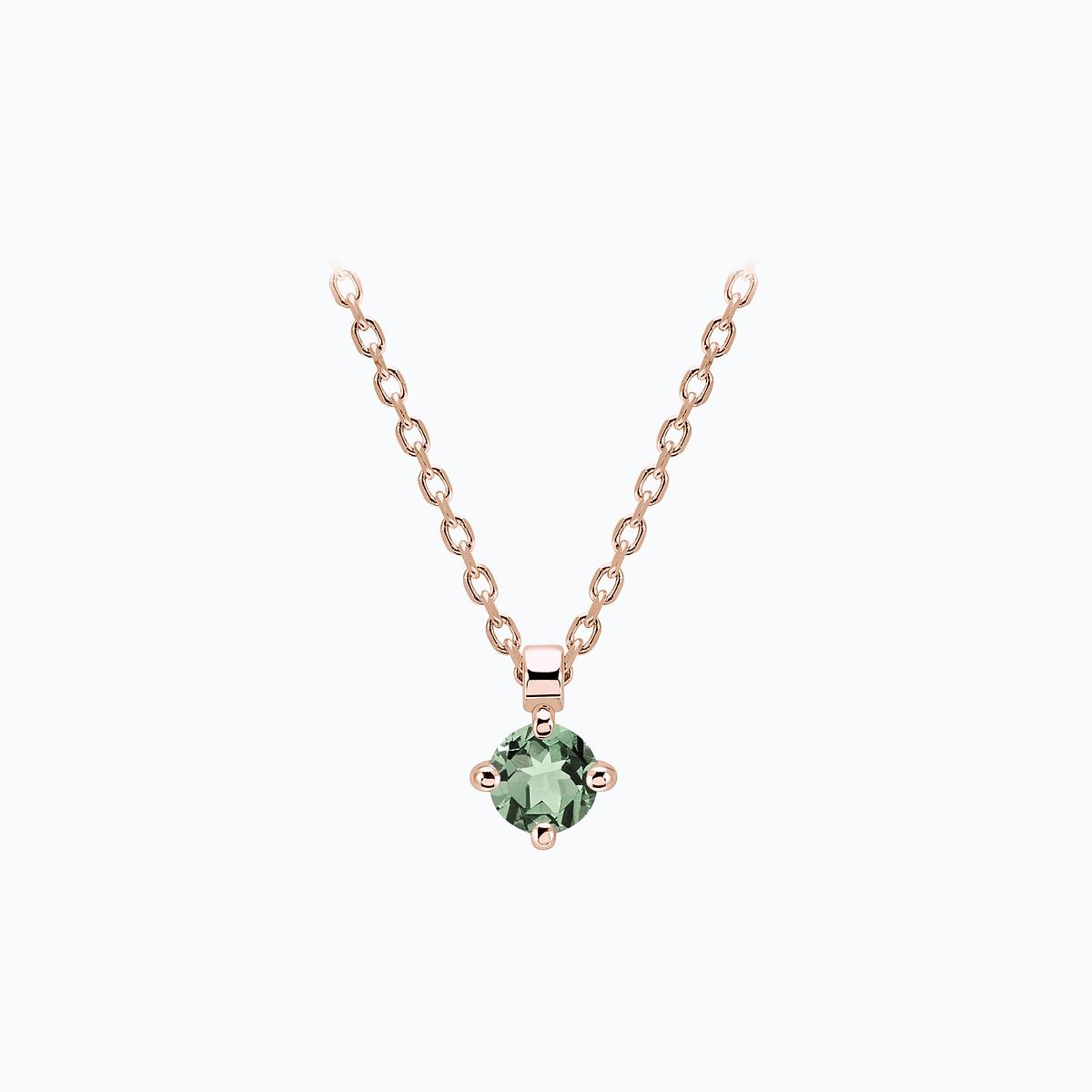 Collier Alva Saphir Vert 3.5 mm