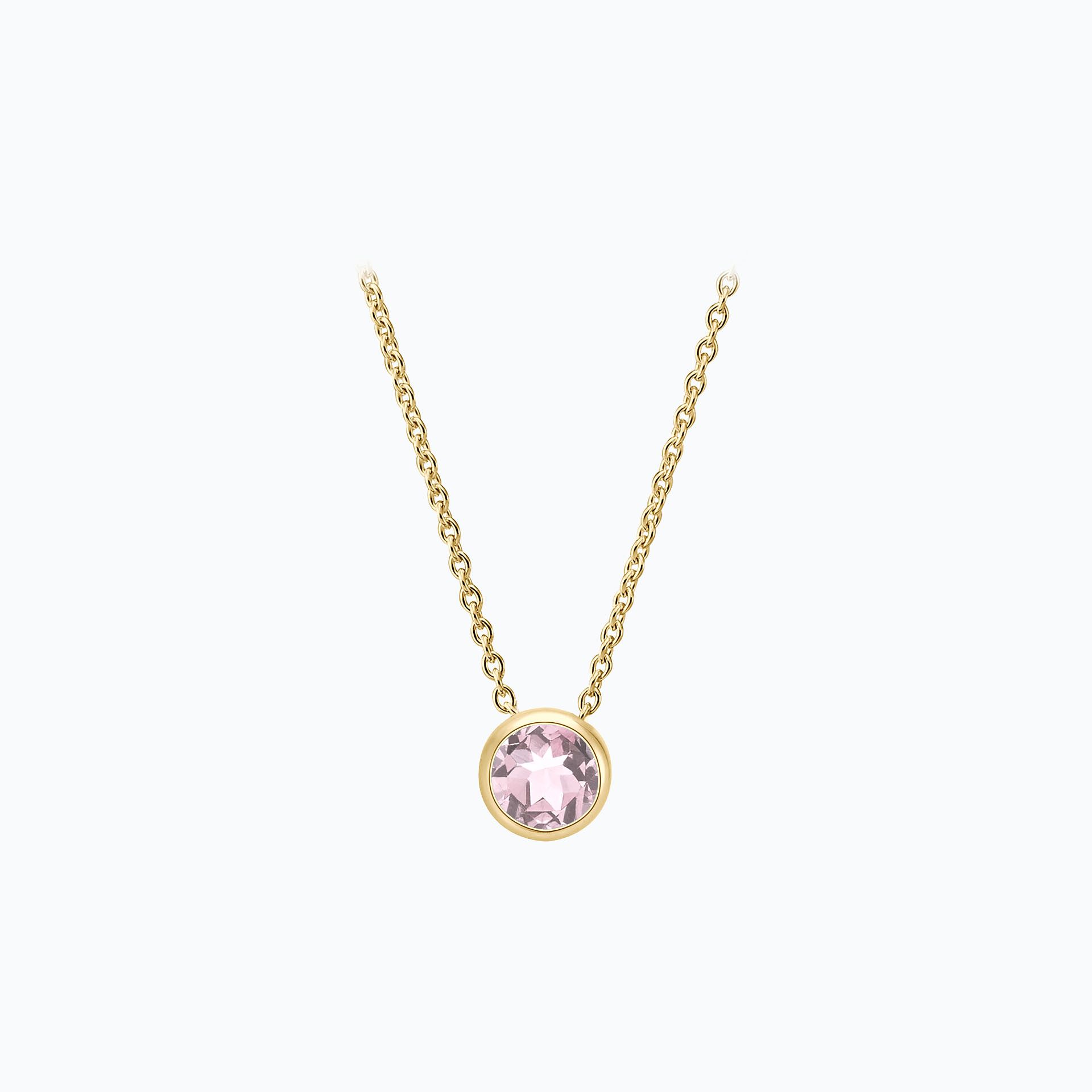 Collier Harmony Saphir Blanc de Rose 3.5 mm