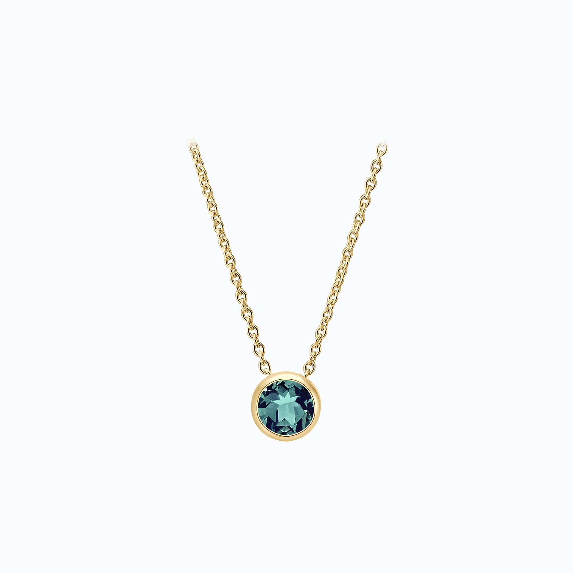 Collier Harmony Saphir Teal 3.5 mm
