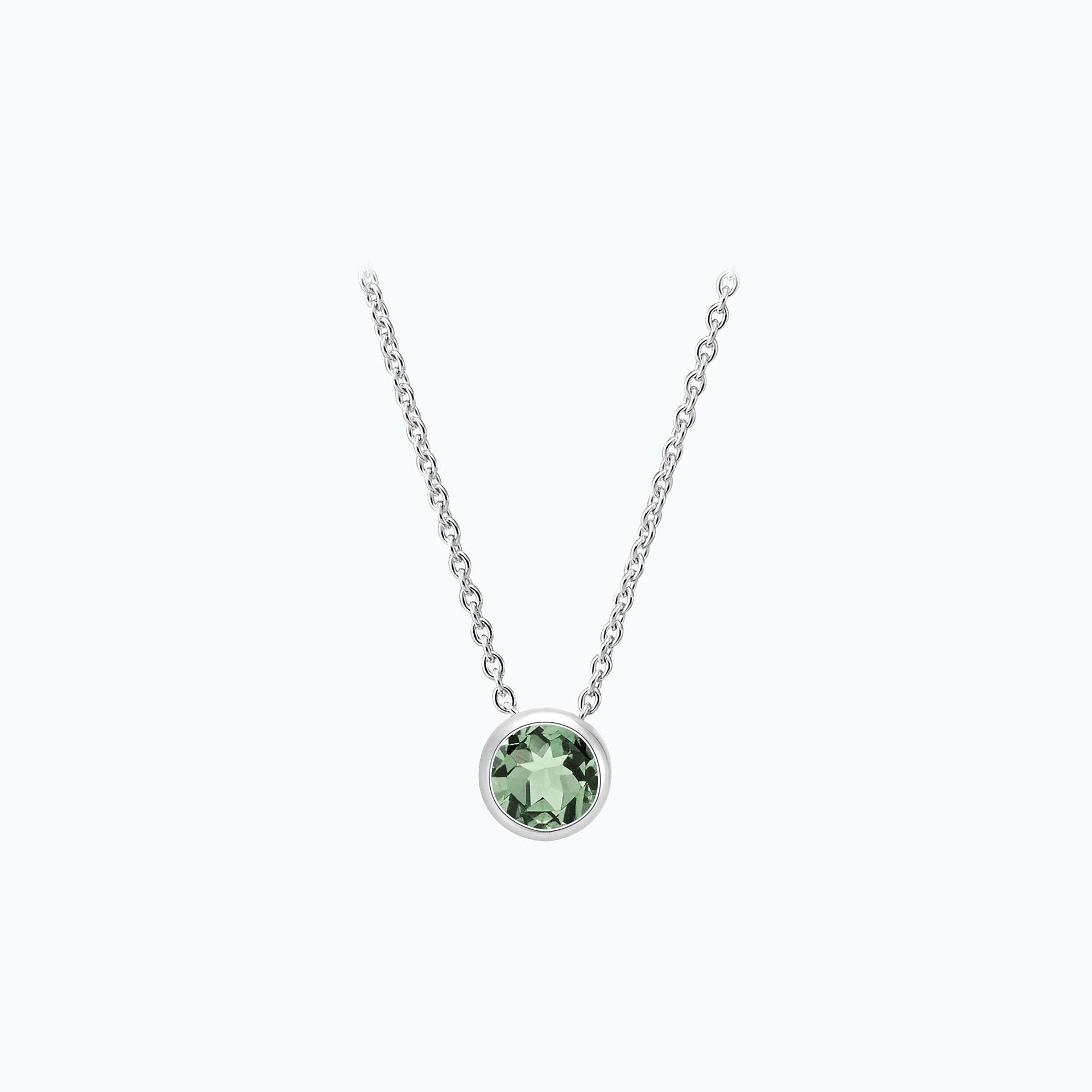 Collier Harmony Saphir Vert 3.5 mm