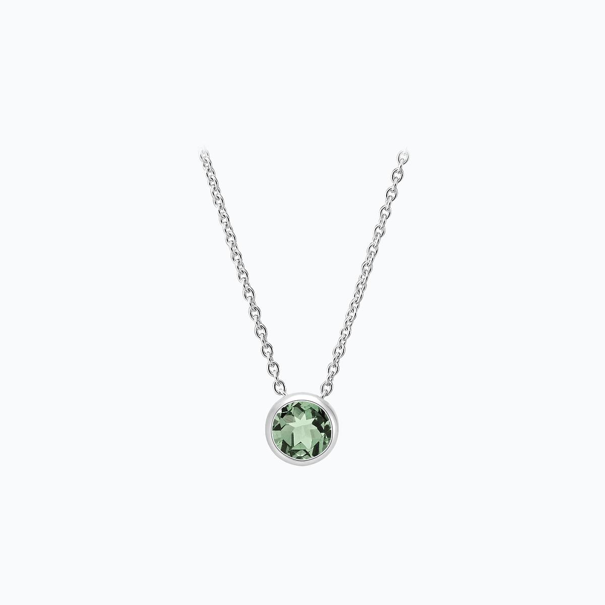 Collier Harmony Saphir Vert 3.5 mm