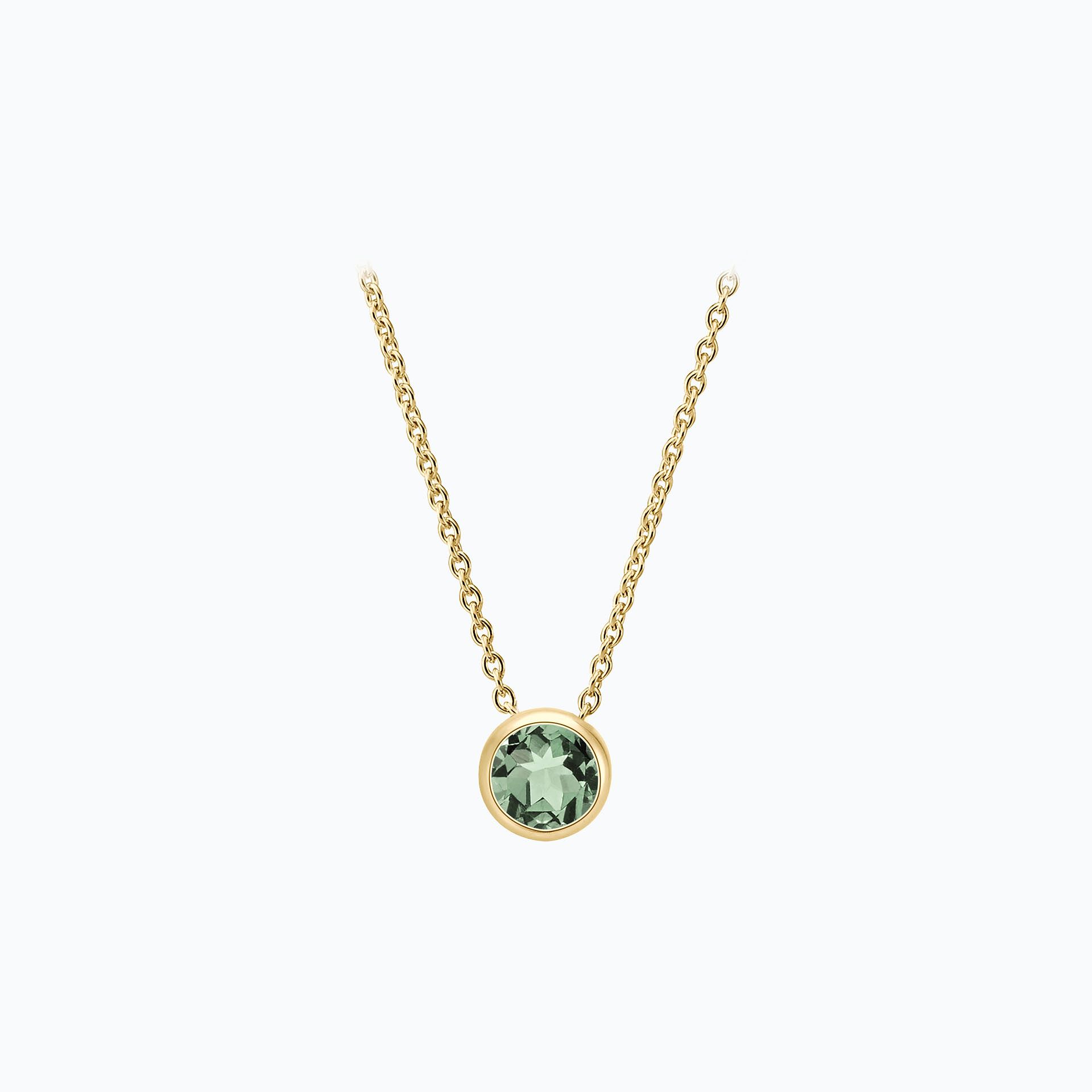 Collier Harmony Saphir Vert 3.5 mm