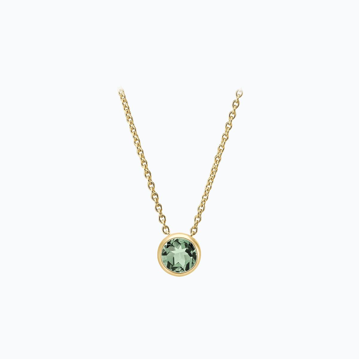 Collier Harmony Saphir Vert 3.5 mm