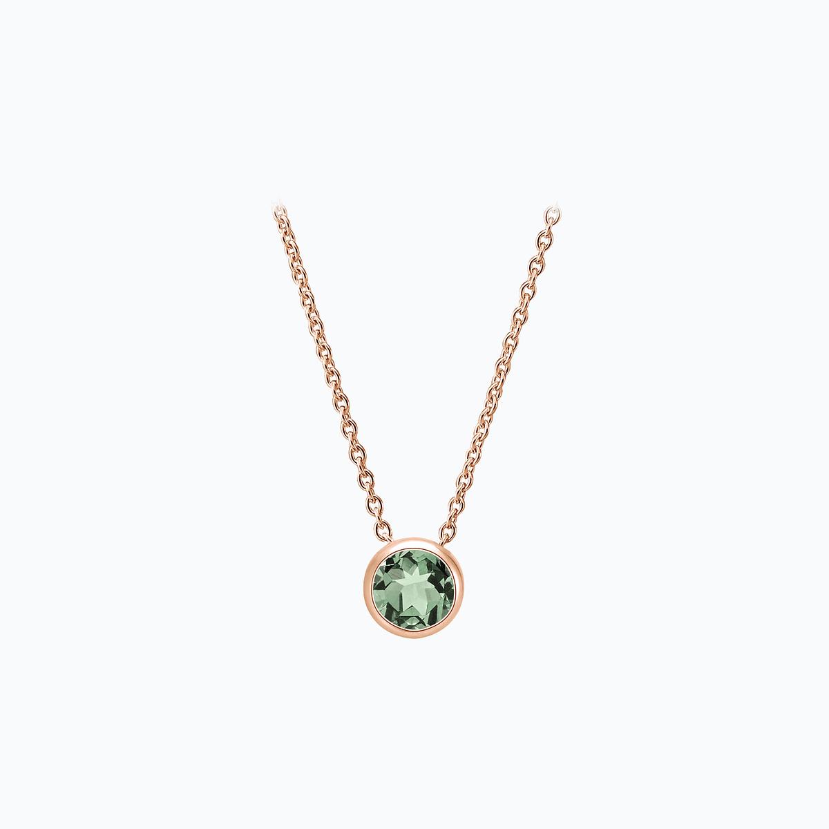 Collier Harmony Saphir Vert 3.5 mm