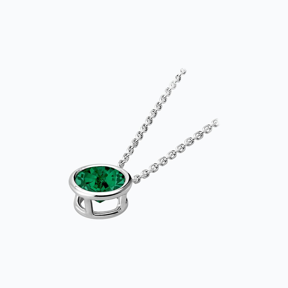 Collier Nymphéa Émeraude