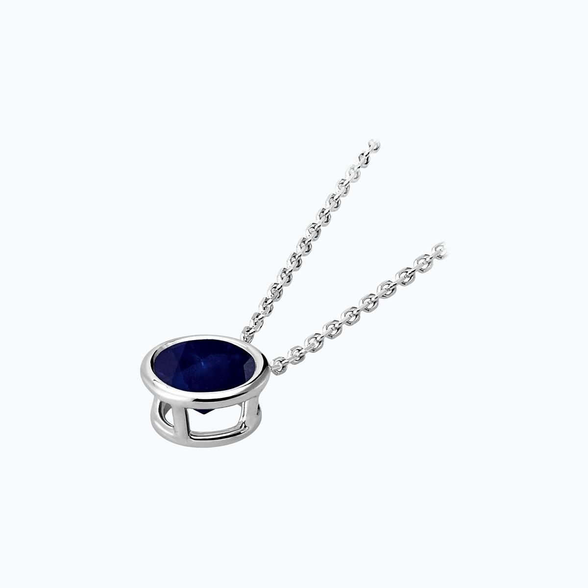 Collier Nymphéa Saphir