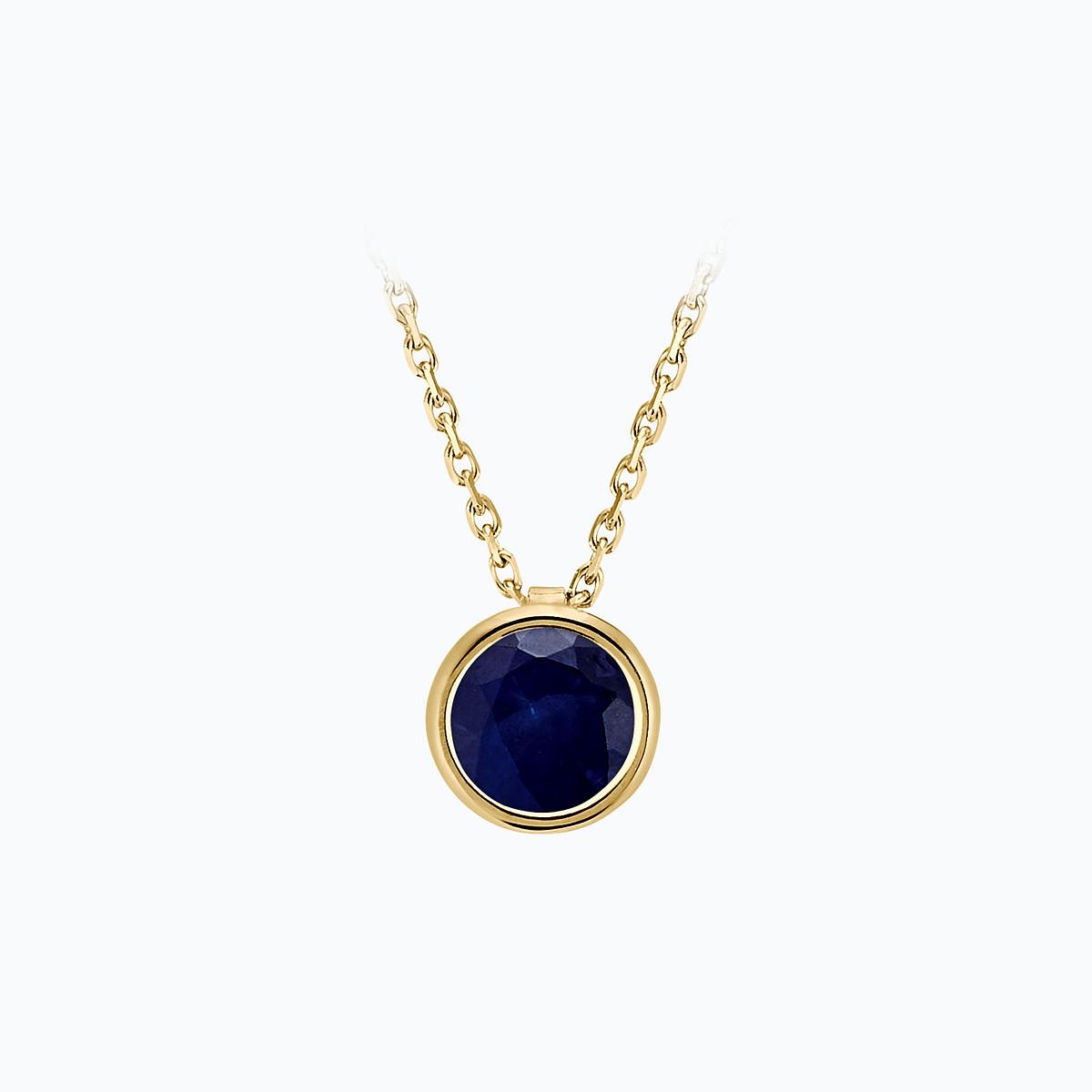 Collier Nymphéa Saphir