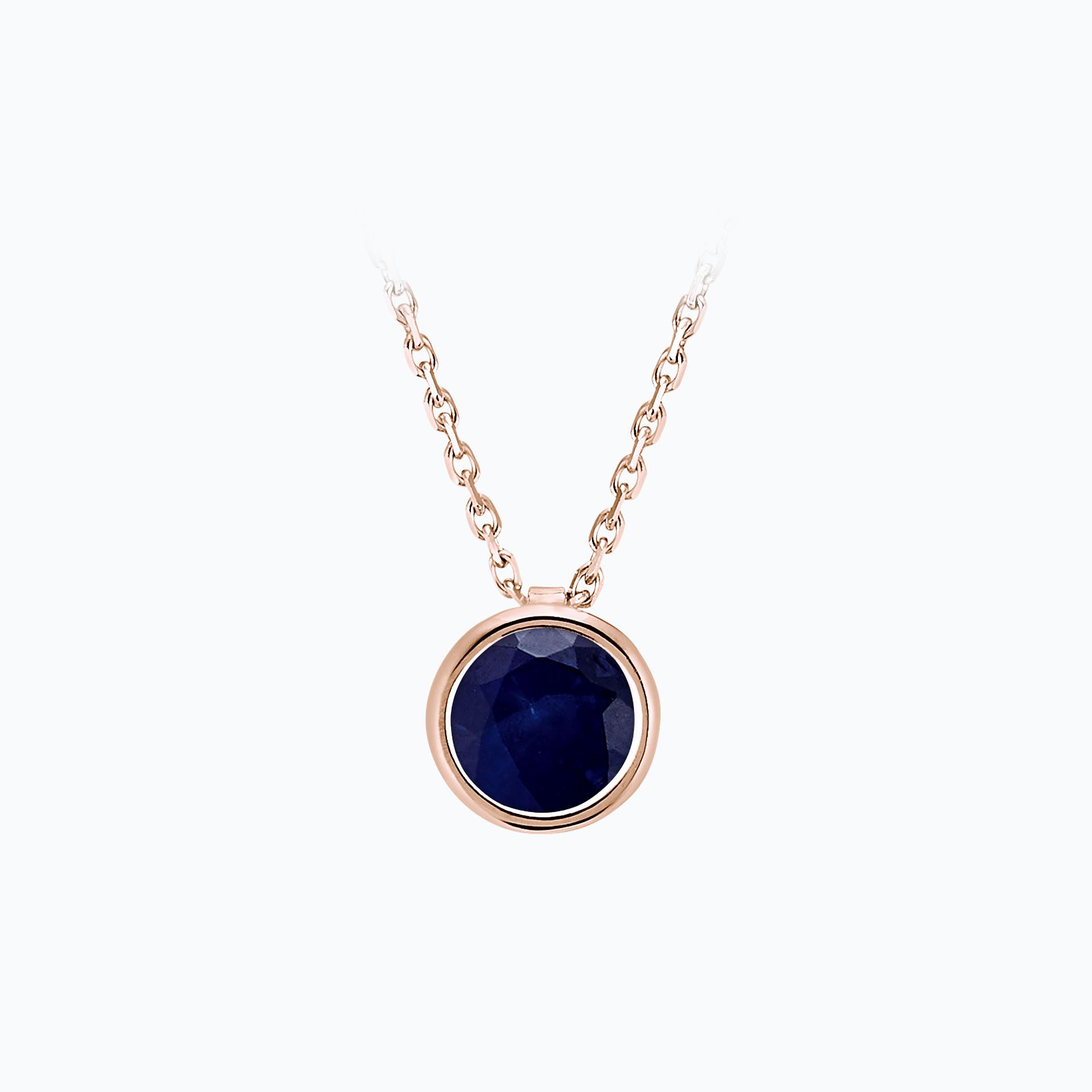 Collier Nymphéa Saphir