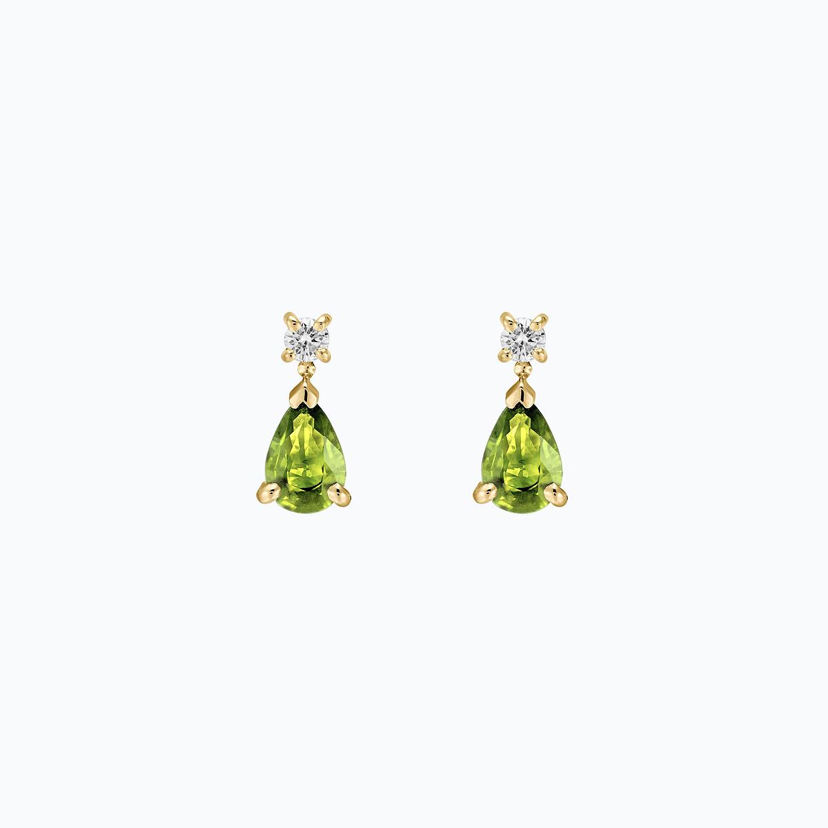 Boucles Tosca Péridot