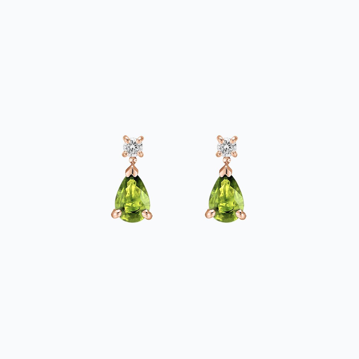 Boucles Tosca Péridot