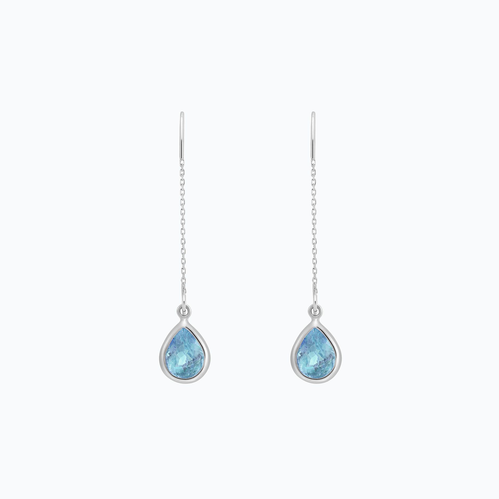 Pendants Lia Aigue-marine