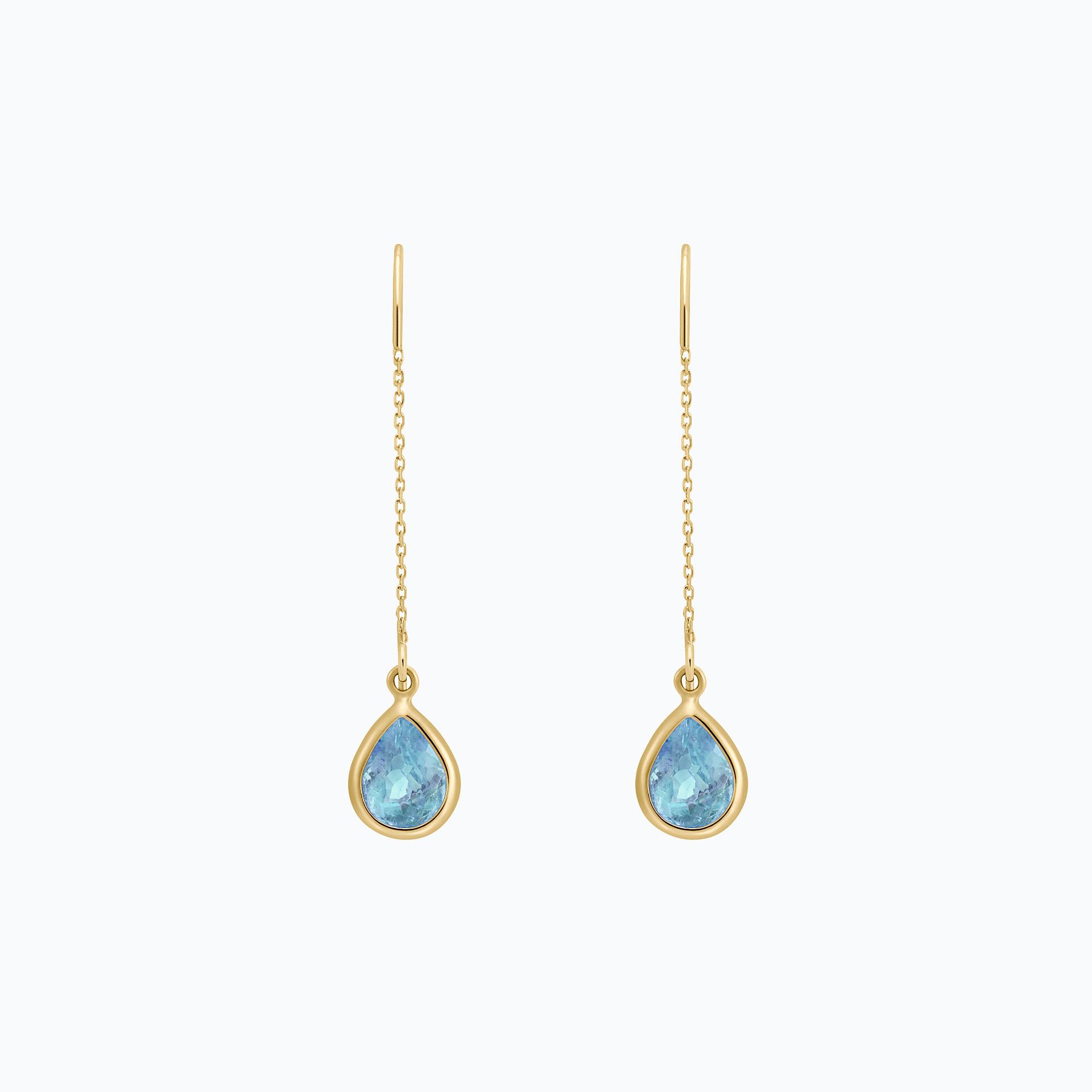 Pendants Lia Aigue-marine