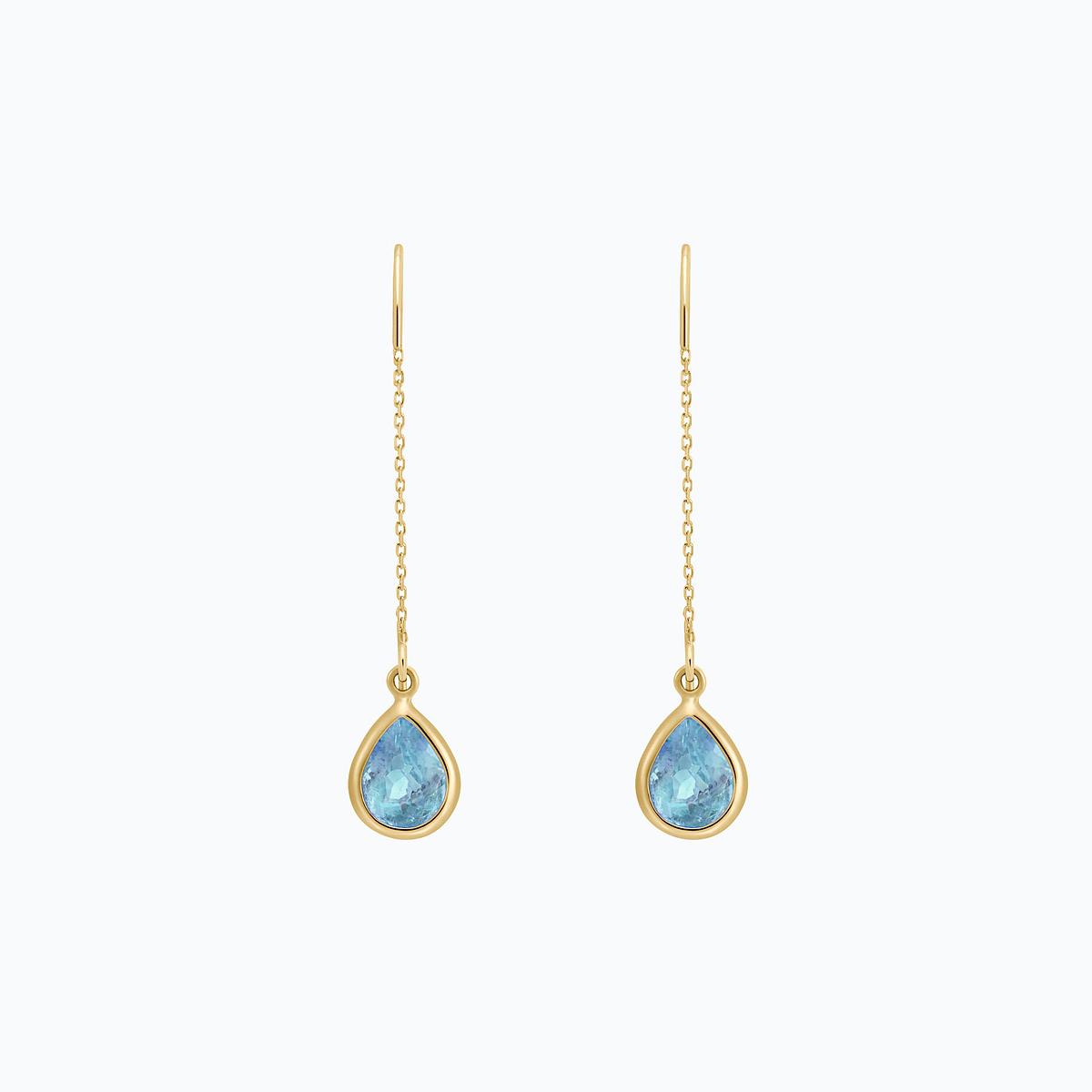 Pendants Lia Aigue-marine