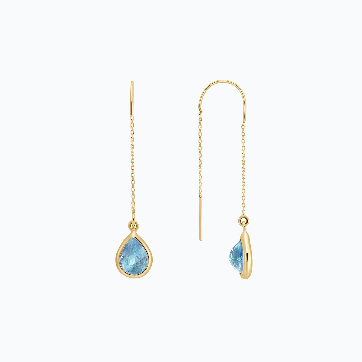 Pendants Lia Aigue-marine