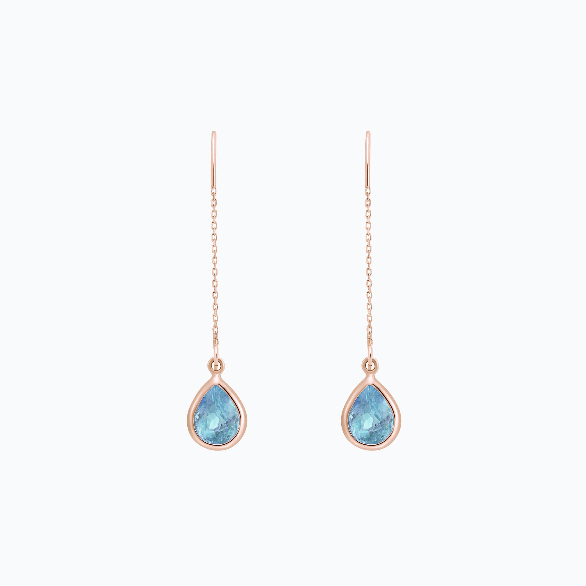 Pendants Lia Aigue-marine