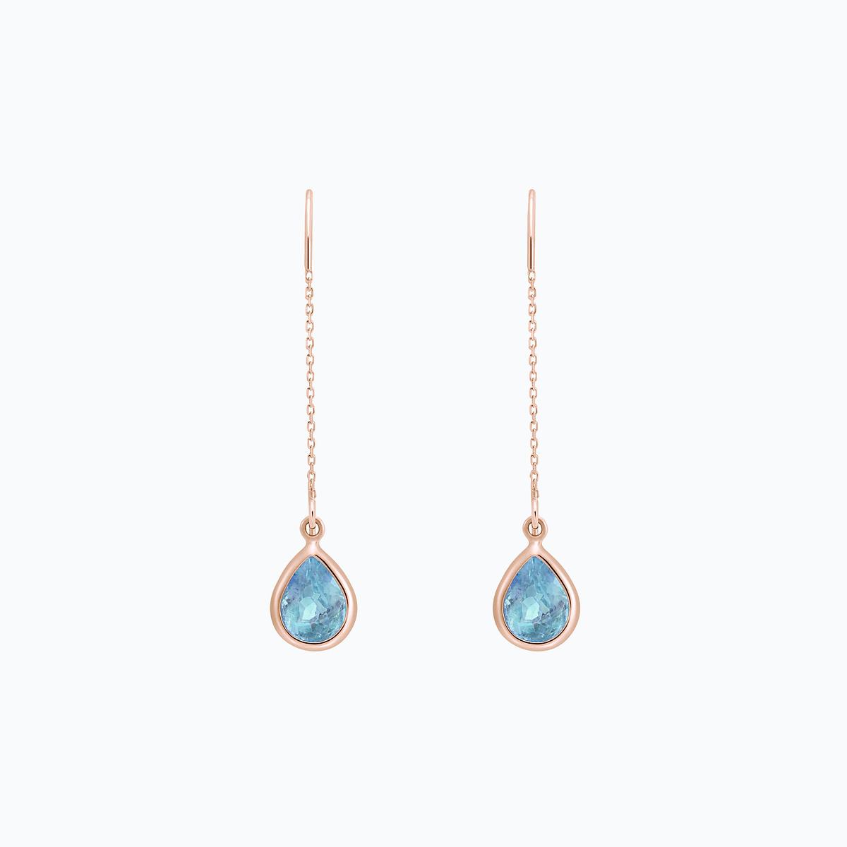 Pendants Lia Aigue-marine