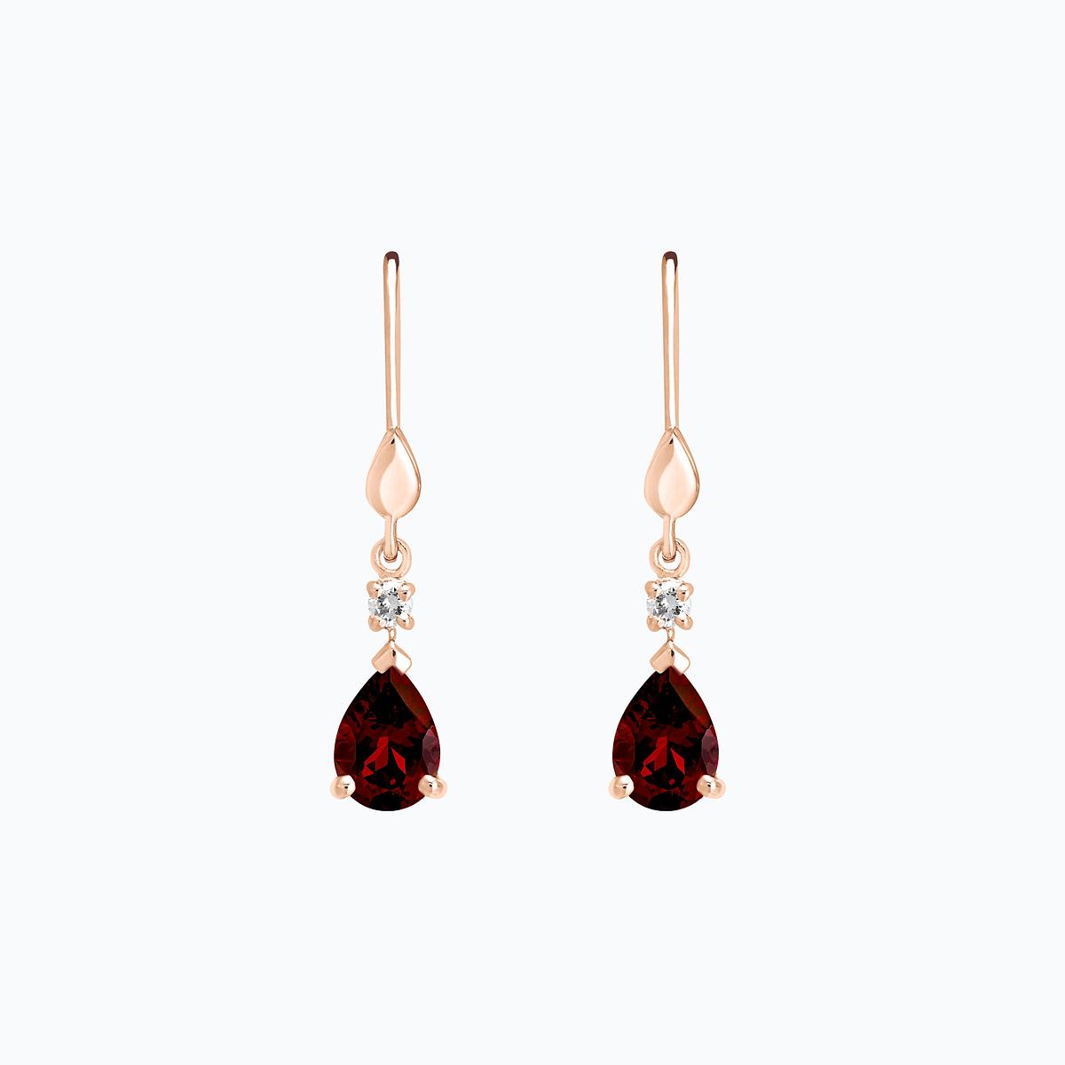 Dormeuses Tosca Grenat