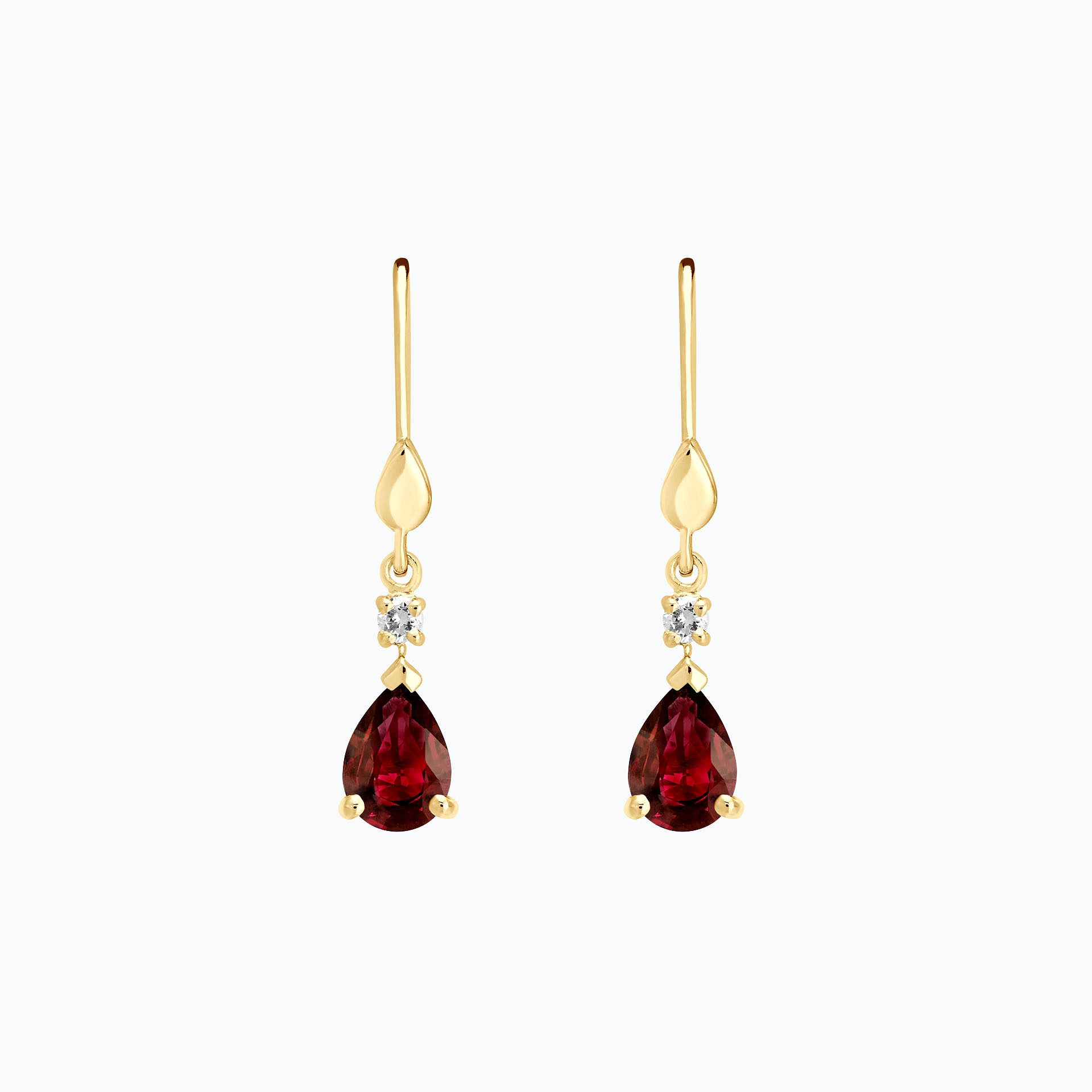 Dormeuses Tosca Rubis