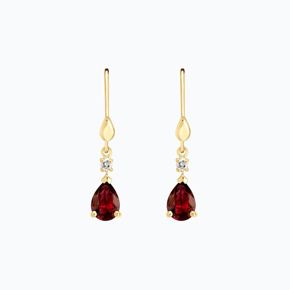 Dormeuses Tosca Rubis