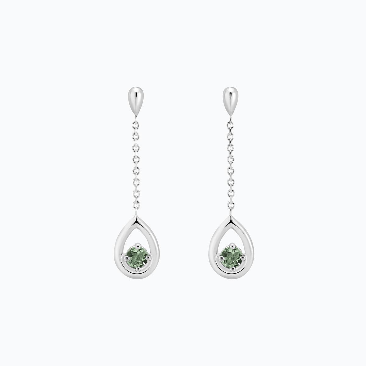 Pendants Jasmin Saphir Vert