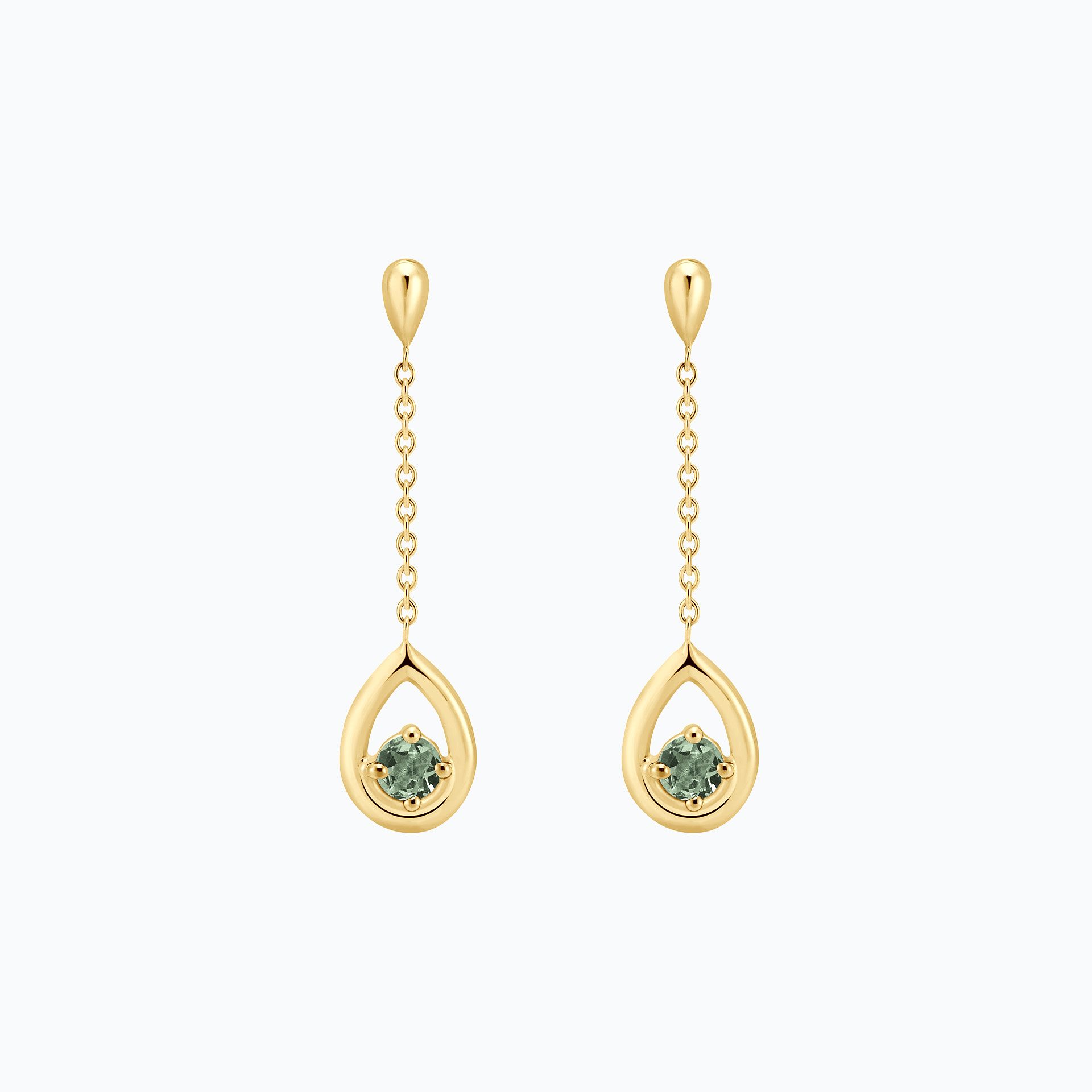 Pendants Jasmin Saphir Vert