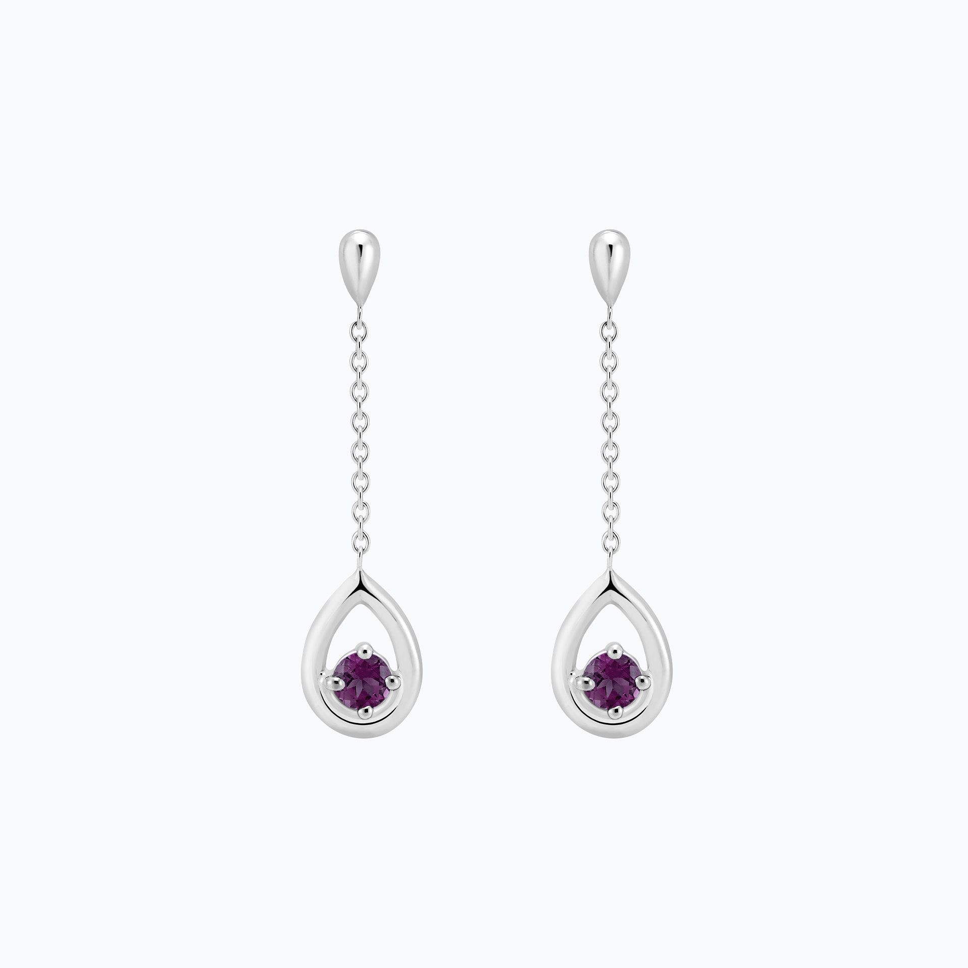 Pendants Jasmin Saphir Violet