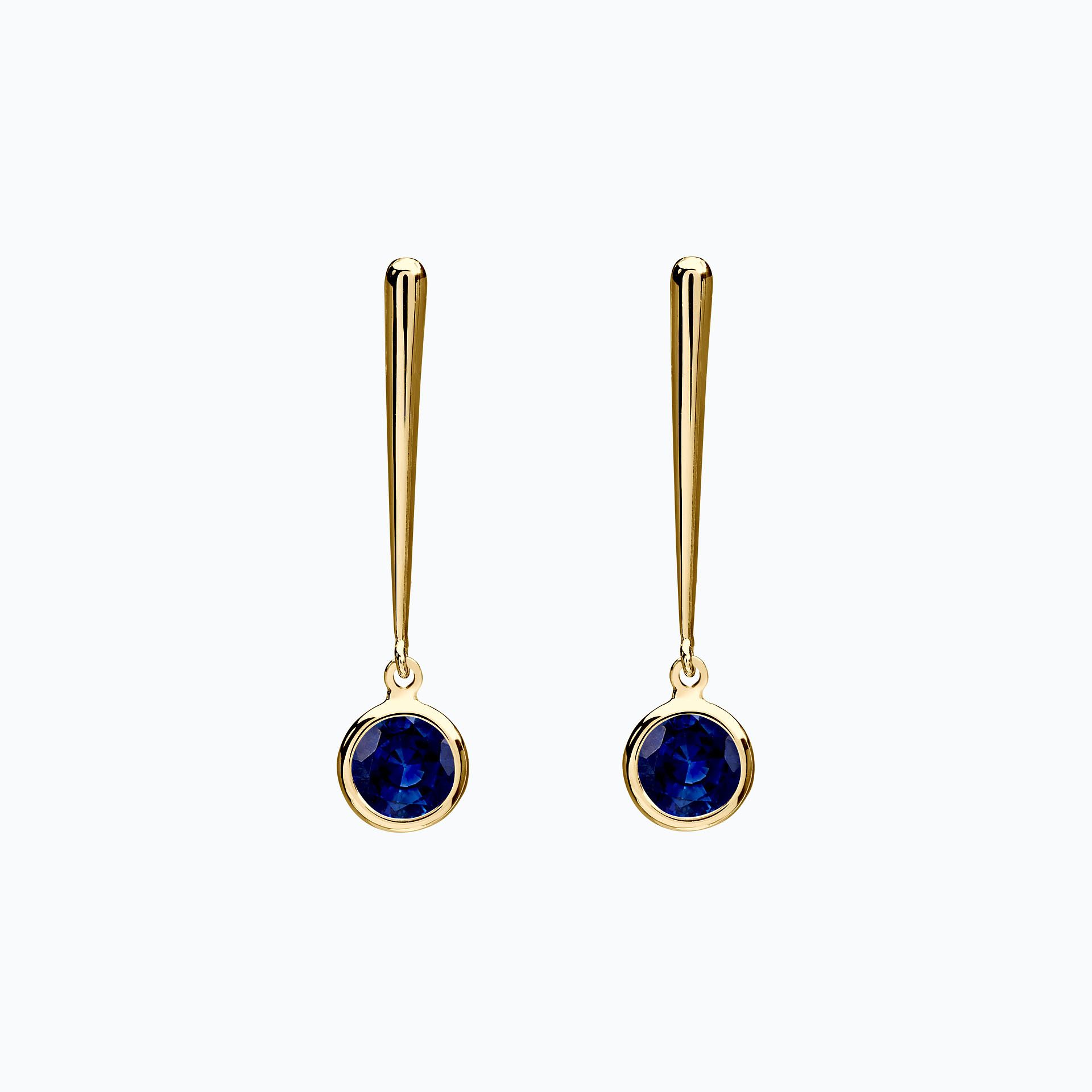 Pendants Nymphéa Saphir