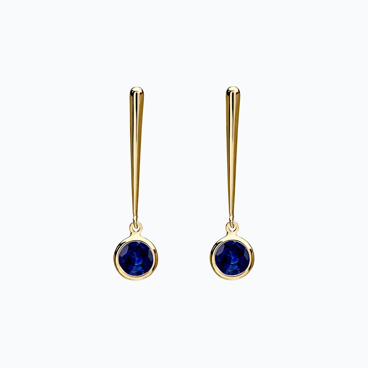 Pendants Nymphéa Saphir