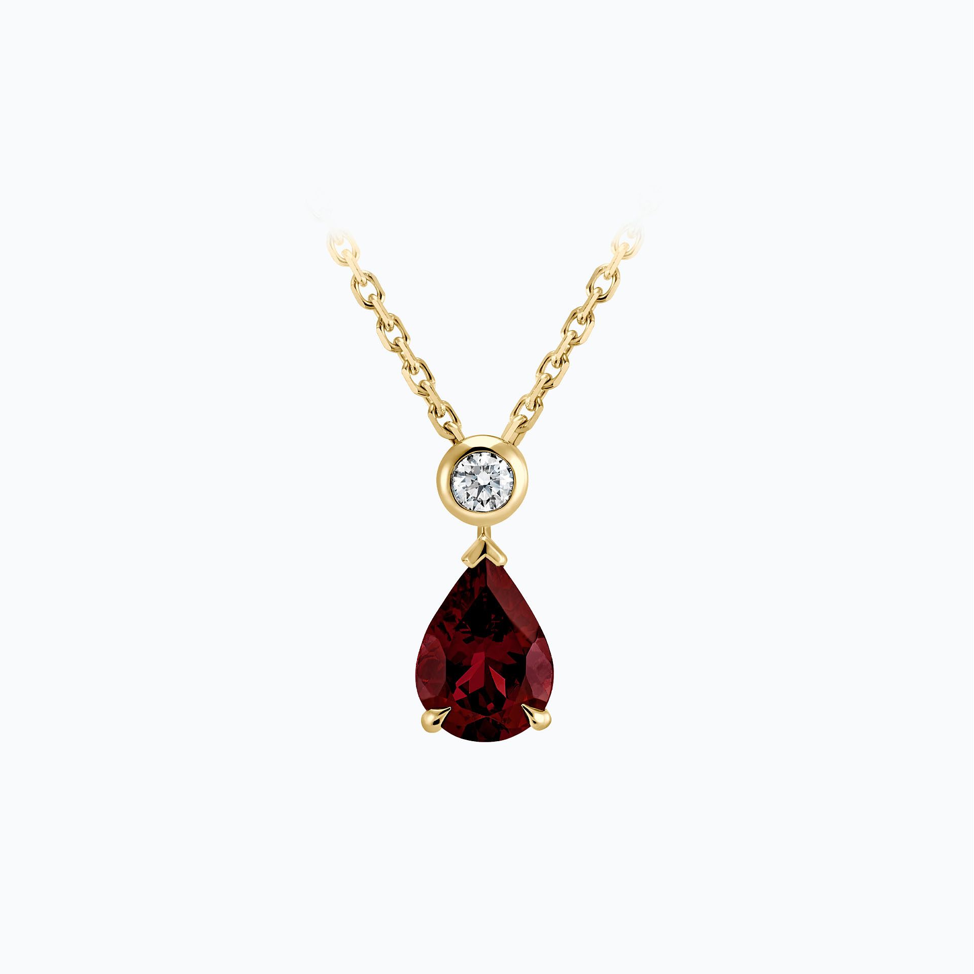 Collier Victoria Grenat