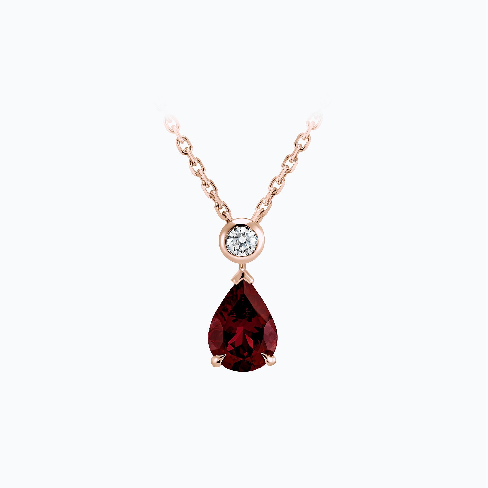 Collier Victoria Grenat